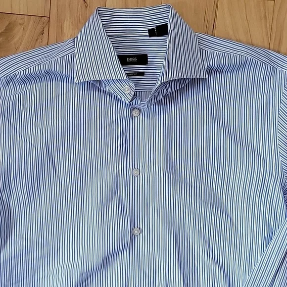 Hugo Boss | Shirts | Hugo Boss Sharp Fit 6 Neck Dress Shirt | Poshmark